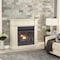 Duluth Forge Dual Fuel Ventless Gas Fireplace With Mantel - 32,000 Btu, Remote DFS-400R-2AW - alternate 4